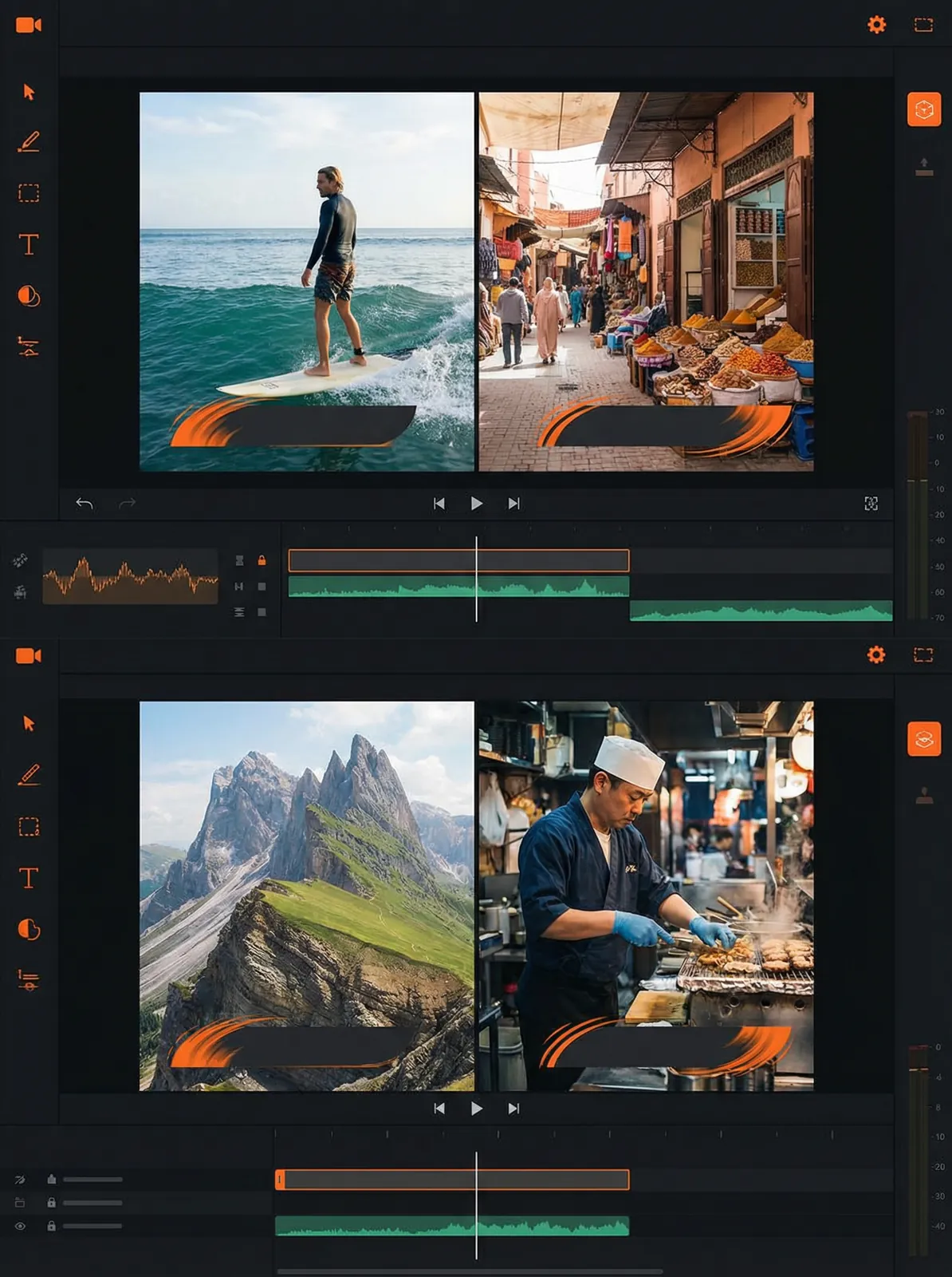 澳门威尼斯人app Vlog开场模板设计